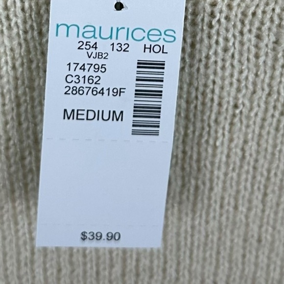 Maurices Sweater Womens Medium Casual Stretch Soft Round Neck Pullover - Picture 7 of 8